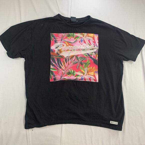 Akademiks Other - Akademiks T-Shirt Mens 3XL Pink Graphic Paradise Floral Hip Hop